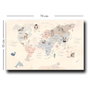 Wallity Lienzo Decorativo 45 x 70 cm Multicolor